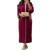 Muslim Dress Dubai Hijab Long Ladies Hooded Fashion Elegant Long Dress