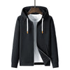 Men's Trendy Fashion Waffle Hooded Casual Sports Sweater Suit