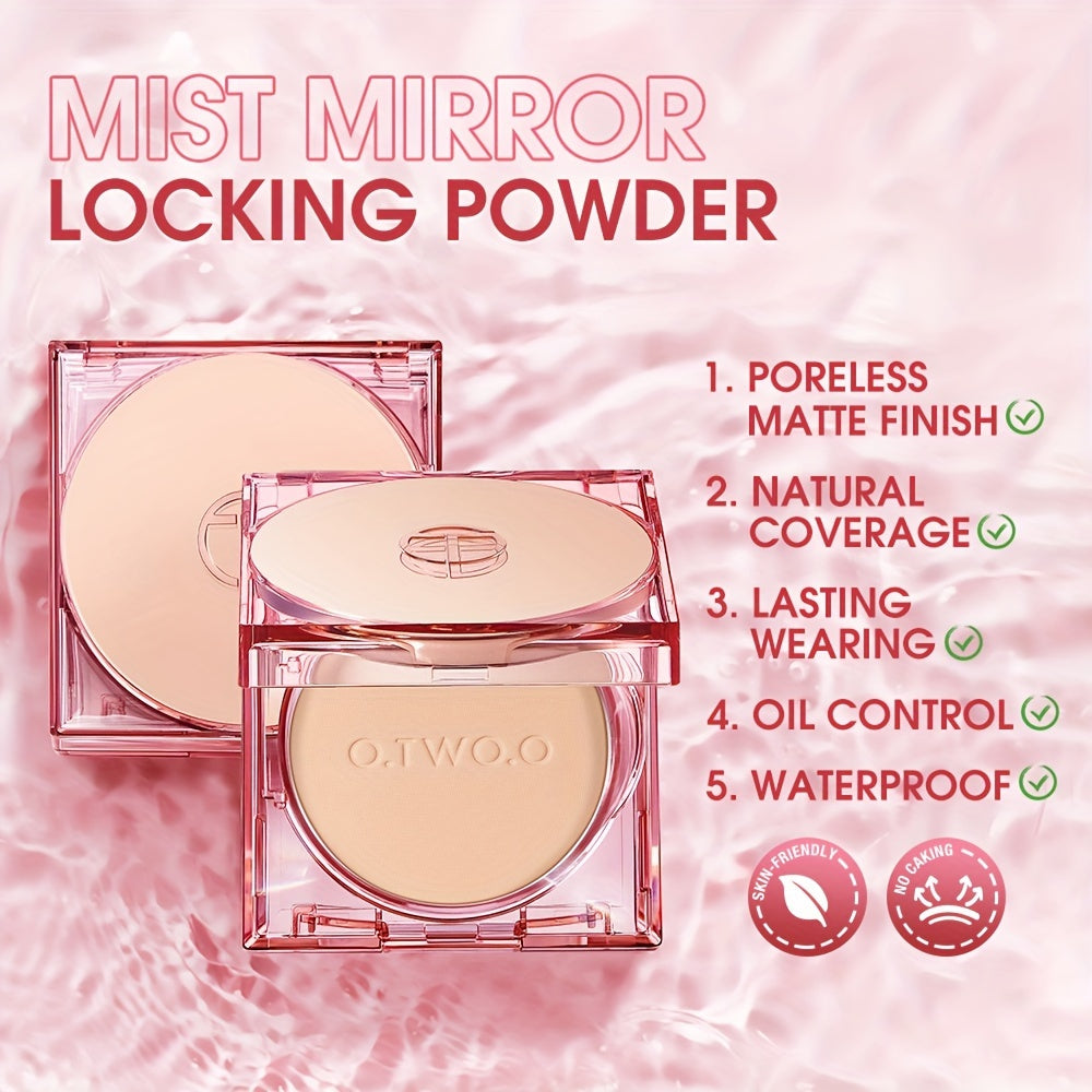 O.TWO.O 3D Soft Focus Face Powder Waterproof Long Lasting Oil Control 24H Natural Skin Tones Makeup Powder Foundation