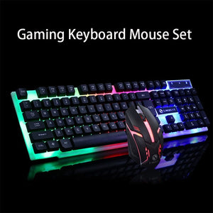 GTX300 Gaming CF LOL Gaming Tastatur Maus Leuchtendes Set