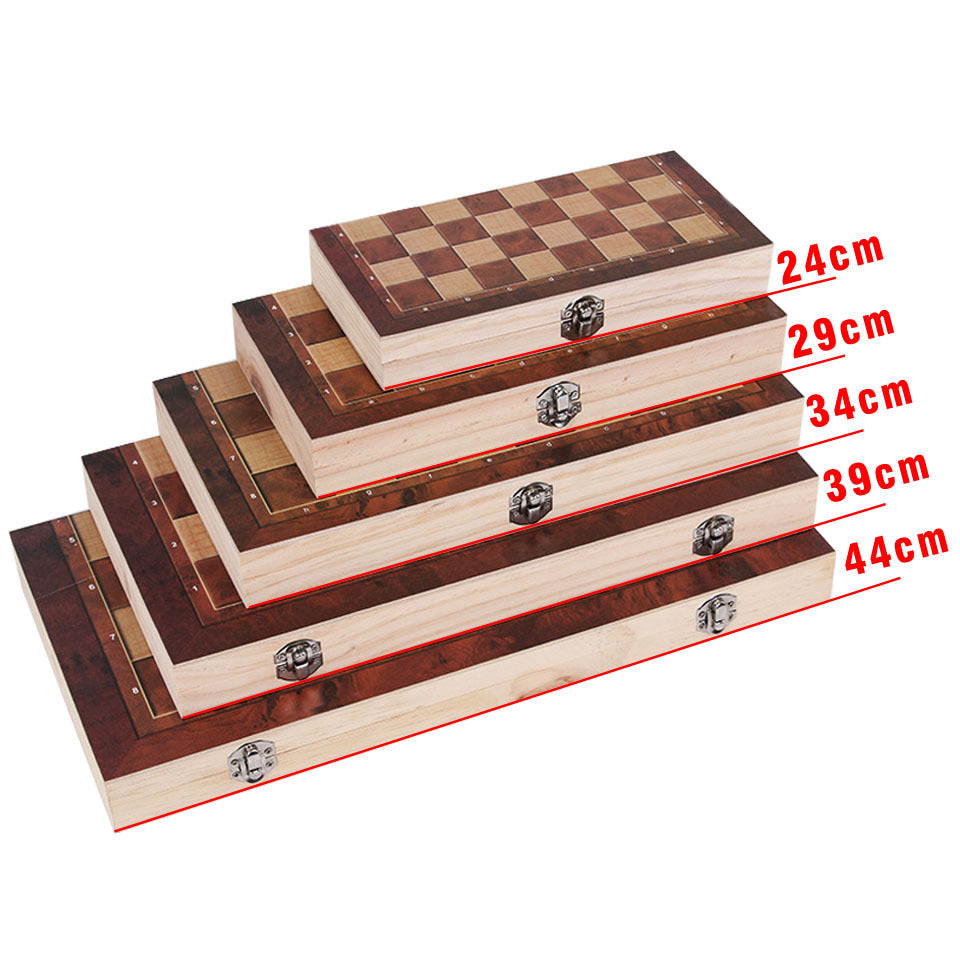 3 in 1 Backgammon Schachspiel, Neues Design, Reiseschachspiel, Brettmaterial, Unterhaltung, Weihnachtsgeschenk I64