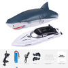 Neu Elektrische Shark RC Boot Fahrzeuge Wasserdichte Schwimmbad Simulation Modell Spielzeug 2 In 1 High-speed