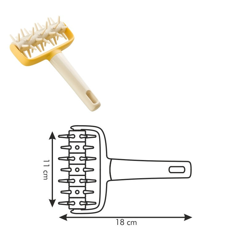 Kitchen Pizza Roller Pin Bread Hole Puncher DIY Baking Needle Tool Biscuit Wheel Pin Pasta Dough Crimper Kitchen Pizza Tool