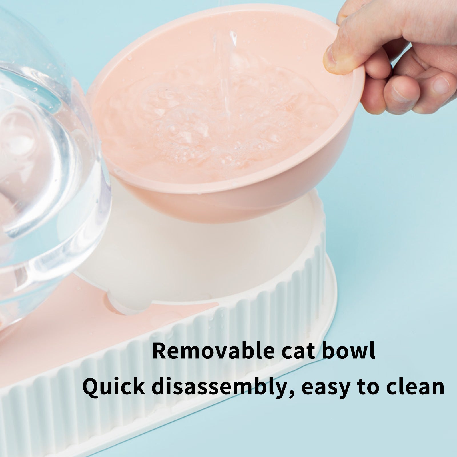 Plastic Pet Feeding Drinkers Cat Dog Automatic Feeder Drinking Animal Pet Bowl Water Bowl For Pets Dog Automatic Drinkers