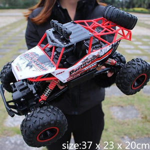 4WD RC Autos Aktualisierte Version 2.4G Funkgesteuerte RC Autos Spielzeug Buggy Hochgeschwindigkeits-Trucks Geländewagen Spielzeug für Kinder