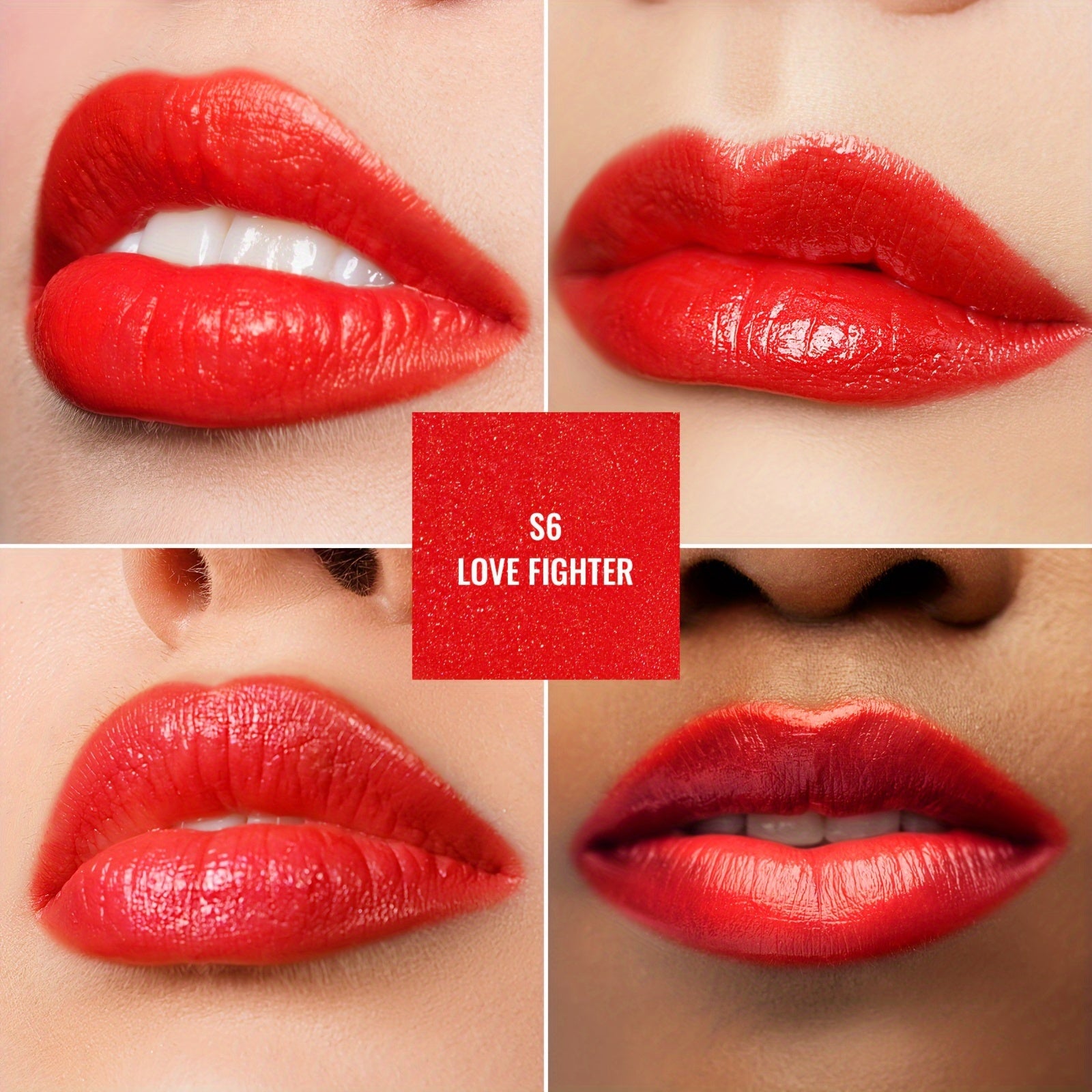 Oulac Red Lipstick 3 Pcs Set - Includes Metallic, Infinity Moisture, Moisture Shine Lipsticks,