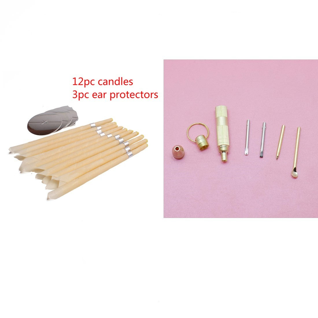 Coning Beewax Natural Ear Candle Ear Healthy Care Ear Treatment