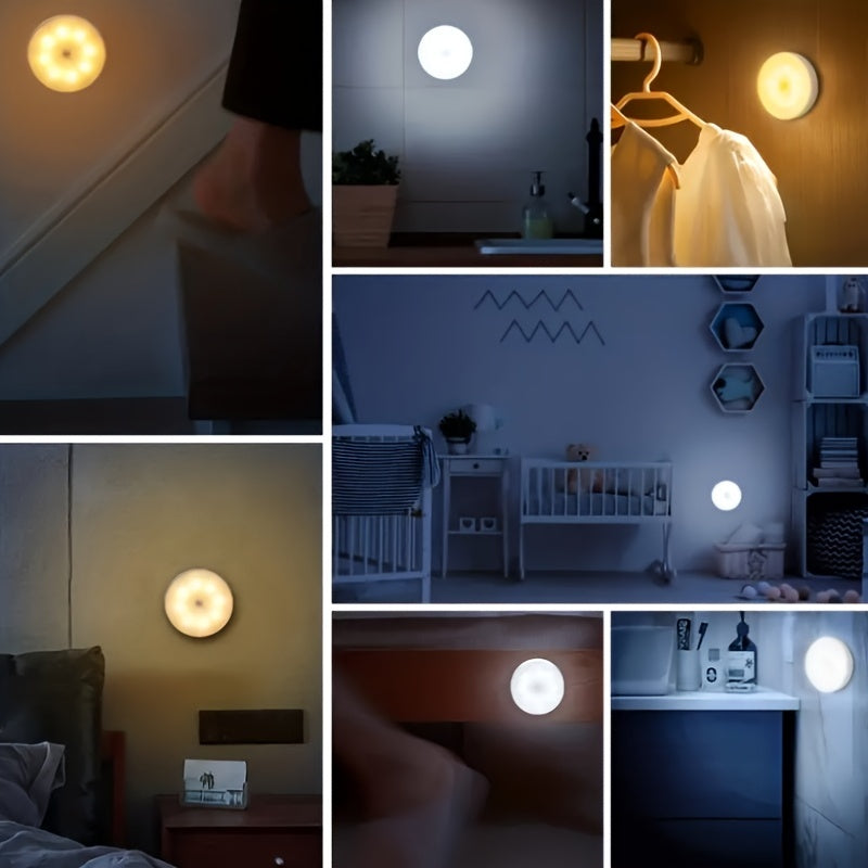 1pc Wireless Motion Sensor Night Light, Bedroom Decor Light,