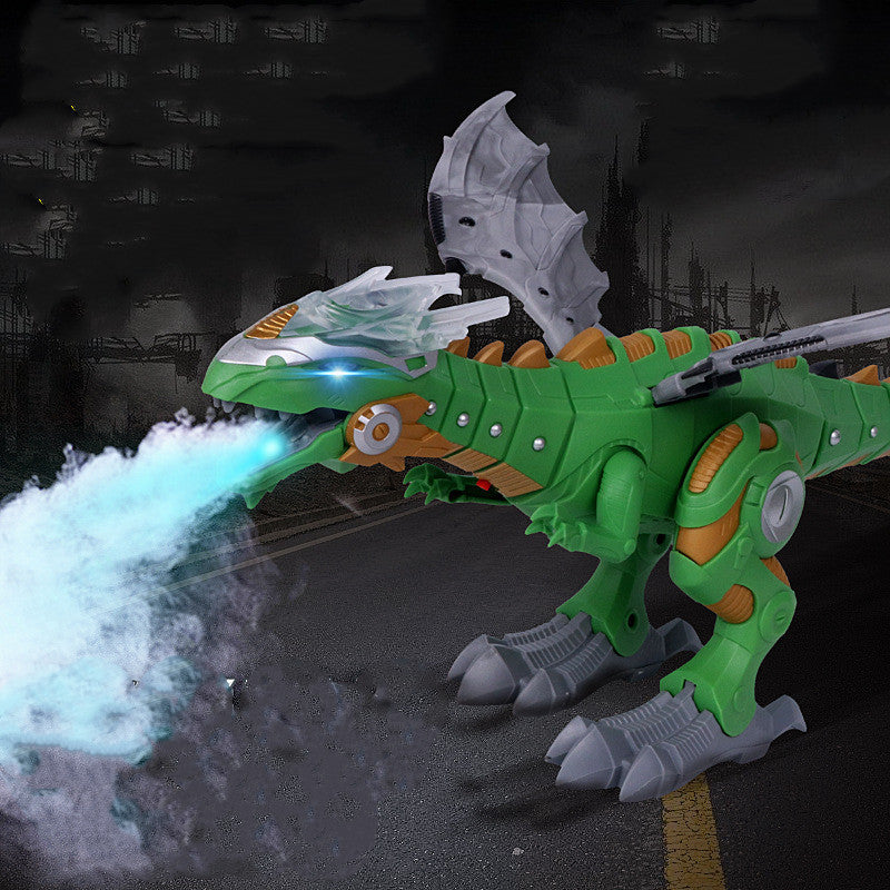 Walking Dragon Toy Fire Breathing Water Spray Dinosaur