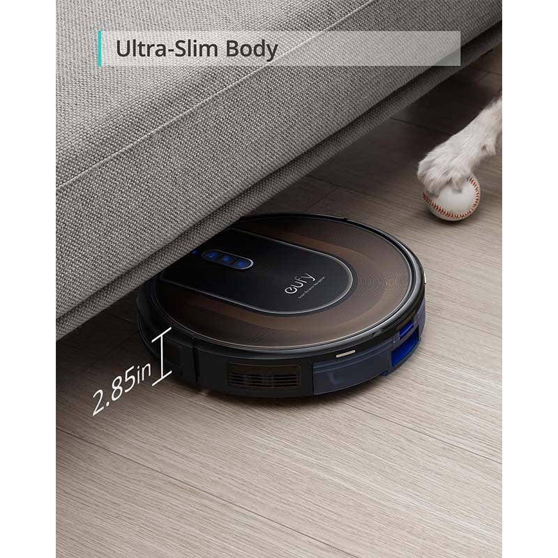 Certified - Refurbished-eufy Clean by Anker, RoboVac G30 Hybrid+, 2-in-1 Sweep and mop, Self-Emptying Robot Vacuum, Dynamic Navigation, Allergy Care, 2000 Pa Strong Suction, Wi-Fi, Carpets and Hard Floors