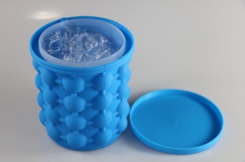 Neu Champagner Behälter Silikon Eimer Saving Ice Cube Maker