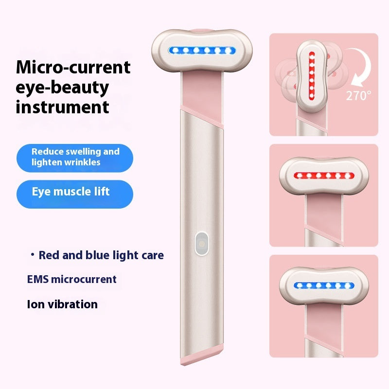 4 Colors Electric Eye Massager Eye Beautification Instrument Therapeutic Warmth Face Massage