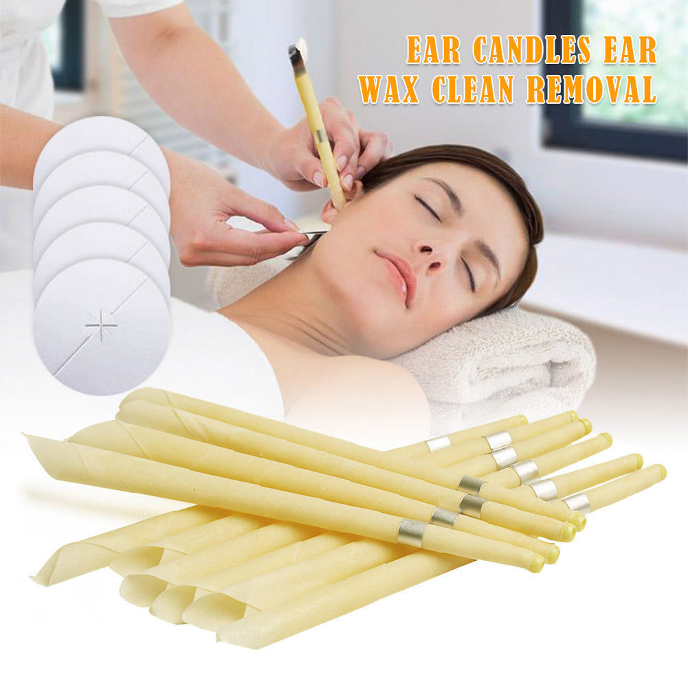 Coning Beewax Natural Ear Candle Ear Healthy Care Ear Treatment