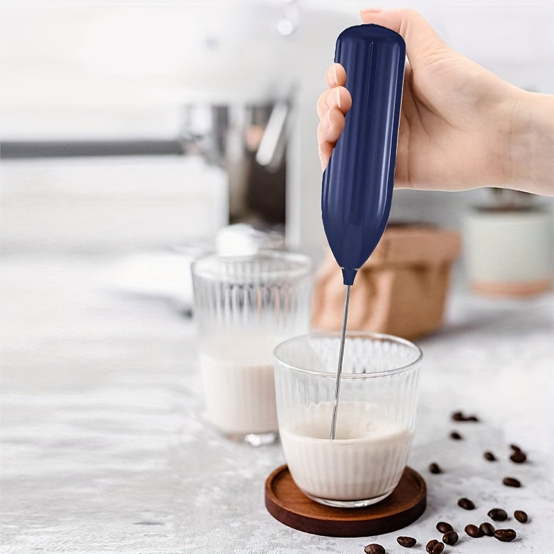 Lalayuan Powerful Electric Milk Frother, Mini Milk Foamer, Battery Operated (Not Included)Drink Mixer Handheld Electric Whisk For Latte