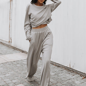 Sports And Leisure Sweater Suit Two-piece Set