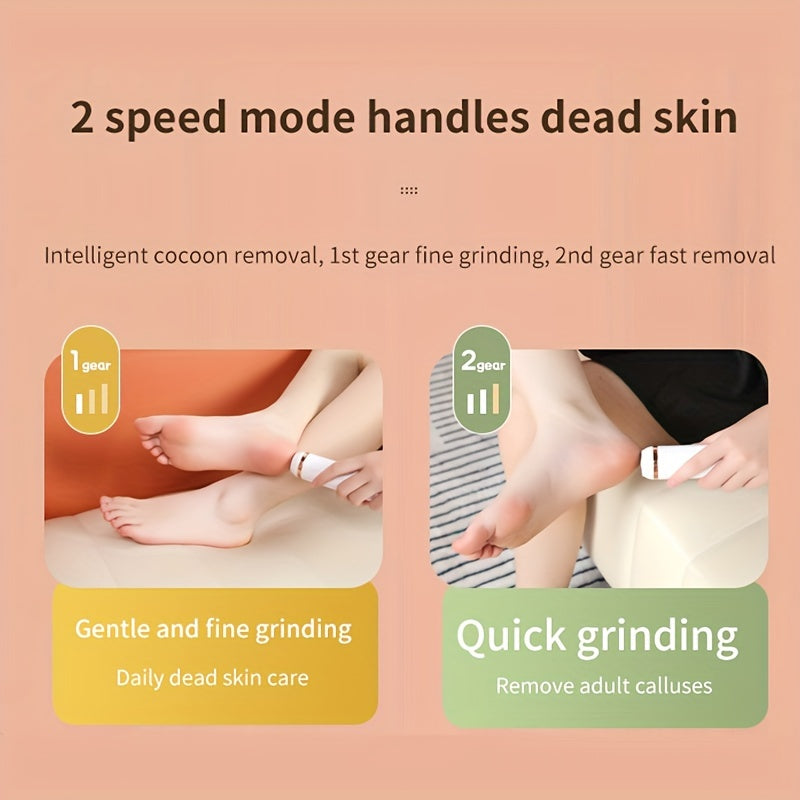 Electric Feet Callus Remover, Professional Electric Callus Remover, Rechargeable Portable Electronic Foot File Pedicure Tools