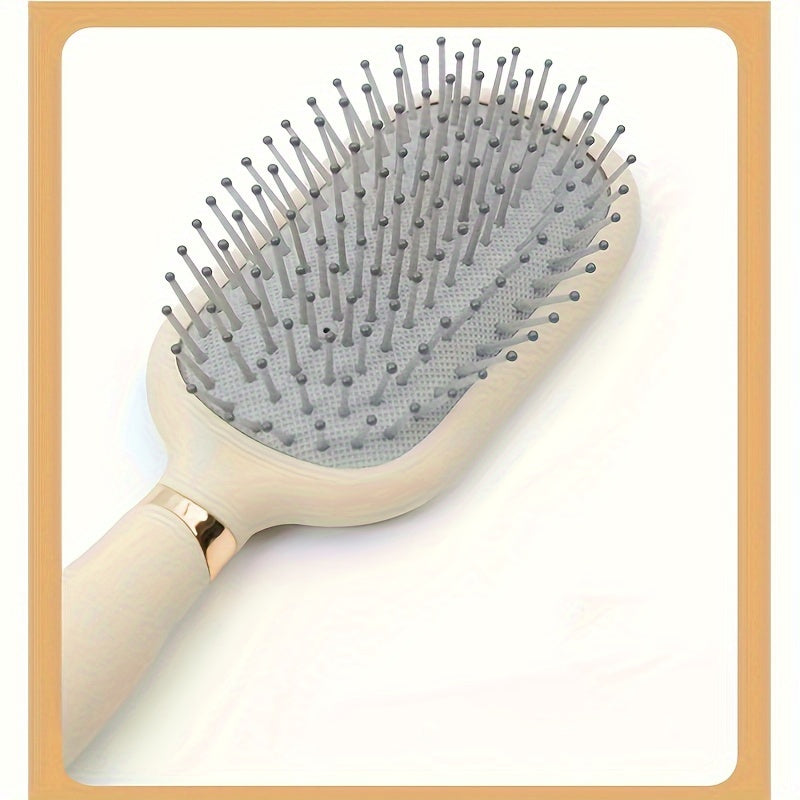 Cute Bear Detangling Hair Brushes, Air Cushion Massage Comb, Scalp Massager For Women Long Hair, Portable Styling Brush With Vent Hole For Curly Hair, High Aesthetic Appeal