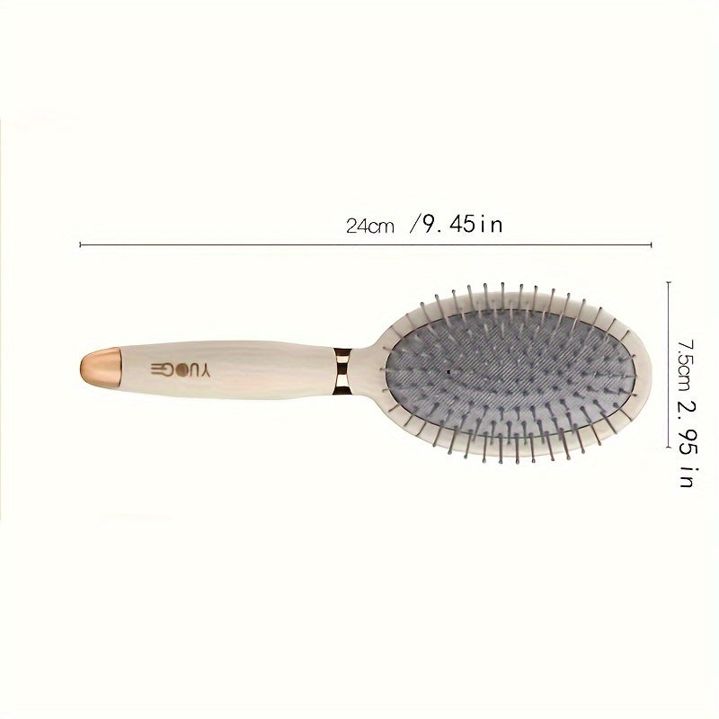 Cute Bear Detangling Hair Brushes, Air Cushion Massage Comb, Scalp Massager For Women Long Hair, Portable Styling Brush With Vent Hole For Curly Hair, High Aesthetic Appeal