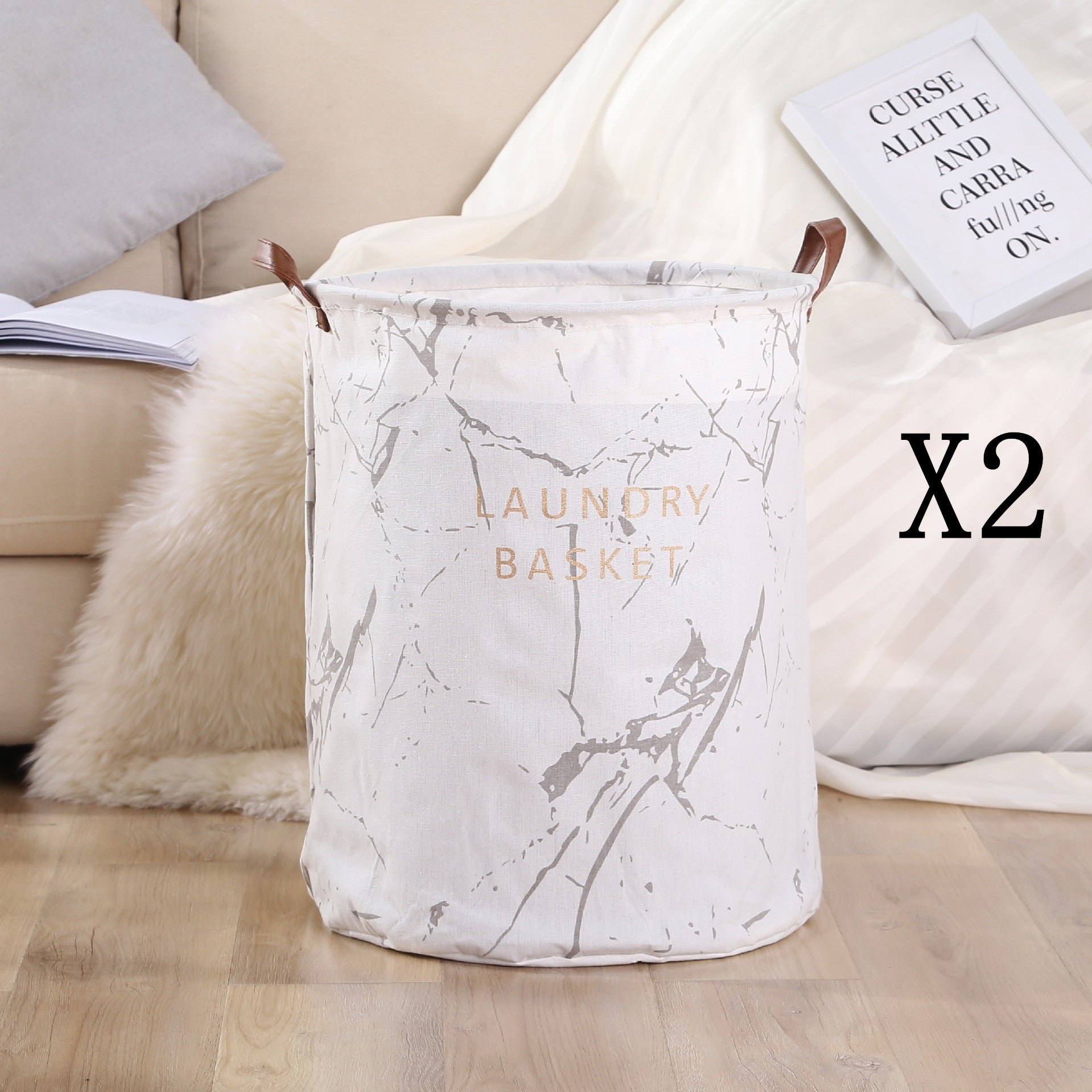 Laundry basket storage bucket