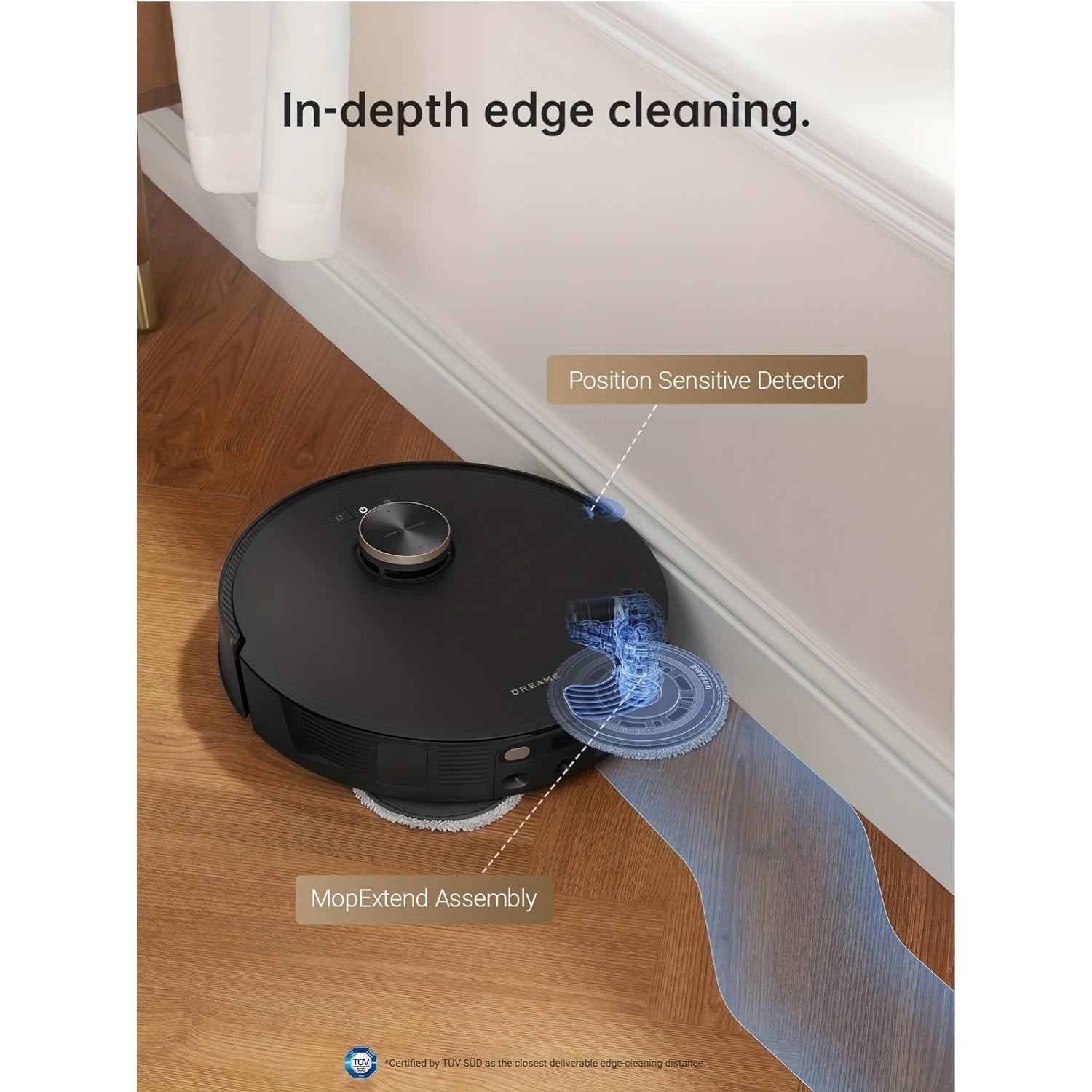 Dreame L20 Ultra Robot Vacuum And Mop With Mop-Extend, Auto Mop Removal & Raising, Washing And Drying, 7000Pa Suction, Self-Emptying, Self-Refilling, AI Obstacle Avoidance