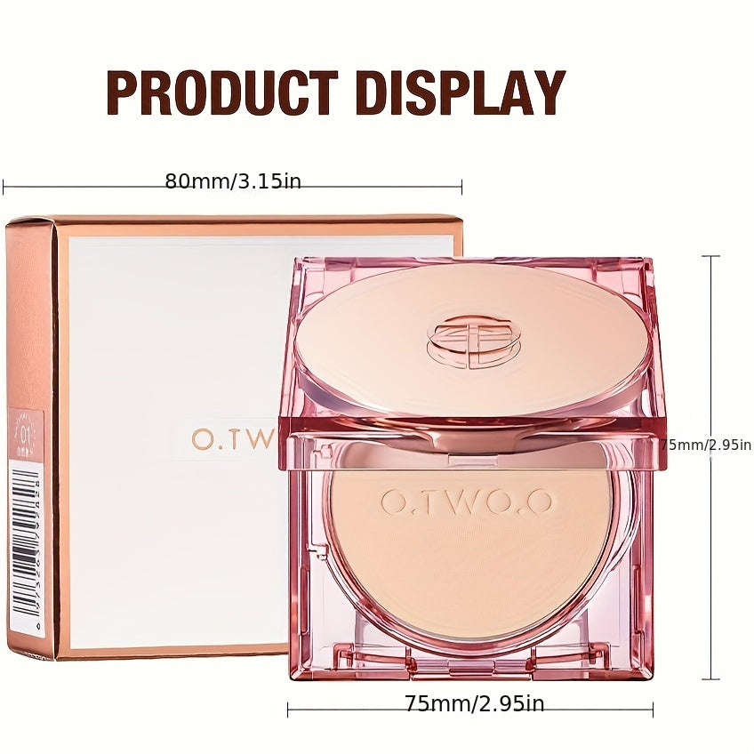 O.TWO.O 3D Soft Focus Face Powder Waterproof Long Lasting Oil Control 24H Natural Skin Tones Makeup Powder Foundation