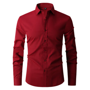 Long Sleeve Trendy Casual Slim-fit Shirt