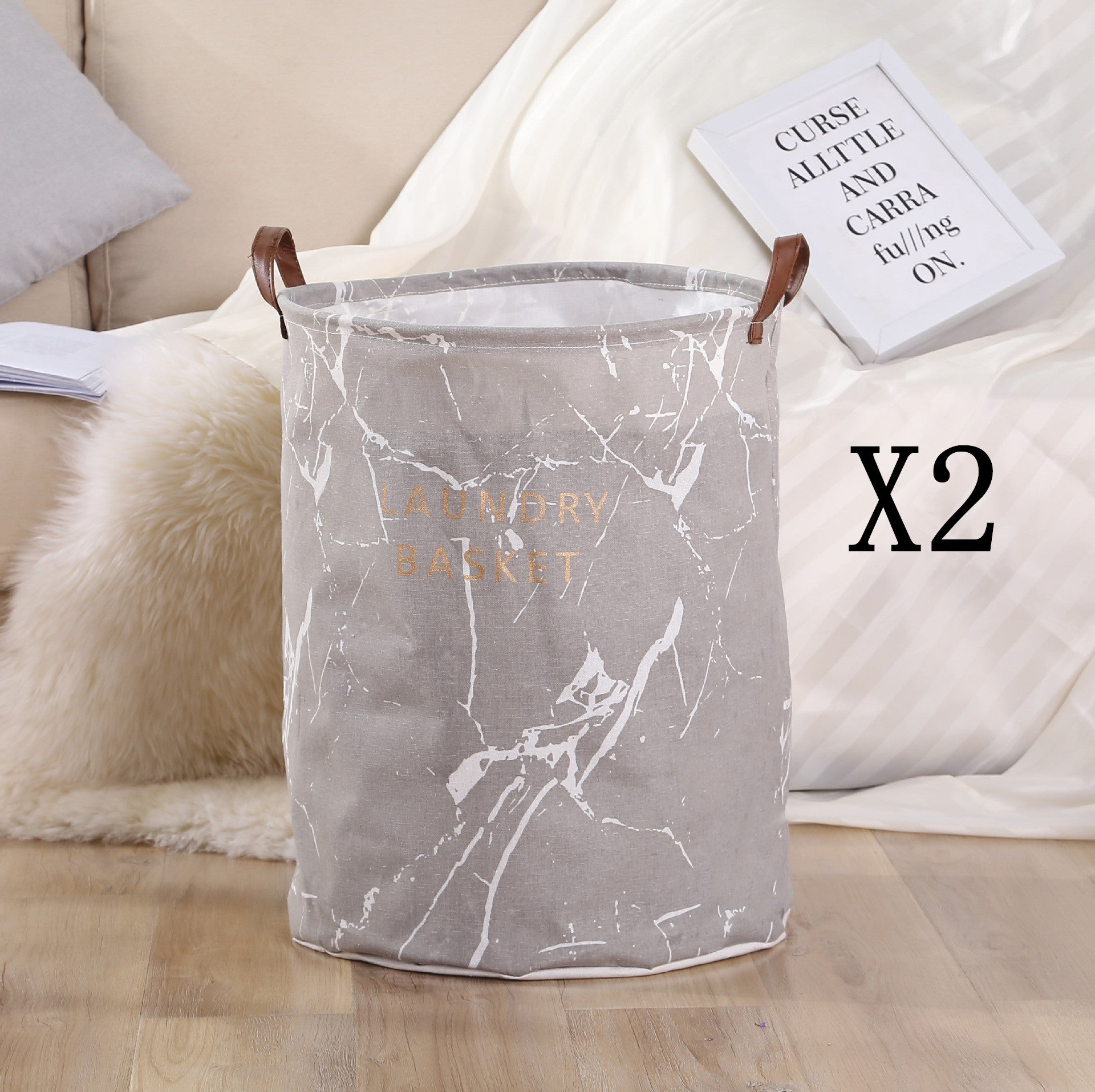 Laundry basket storage bucket