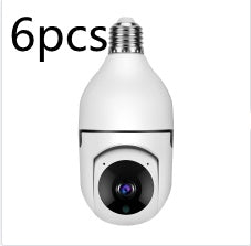 WiFi CAMERA 1080P Bulb 4X Zoom Camera E27 Home 5GWiFi Alarm Monitor