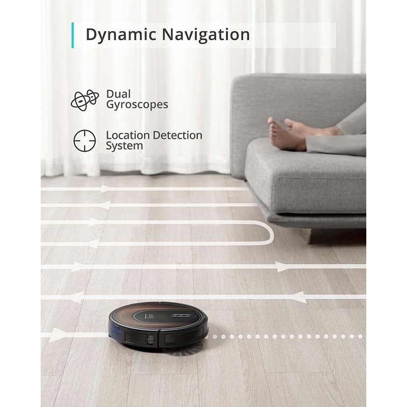 Certified - Refurbished-eufy Clean by Anker, RoboVac G30 Hybrid+, 2-in-1 Sweep and mop, Self-Emptying Robot Vacuum, Dynamic Navigation, Allergy Care, 2000 Pa Strong Suction, Wi-Fi, Carpets and Hard Floors