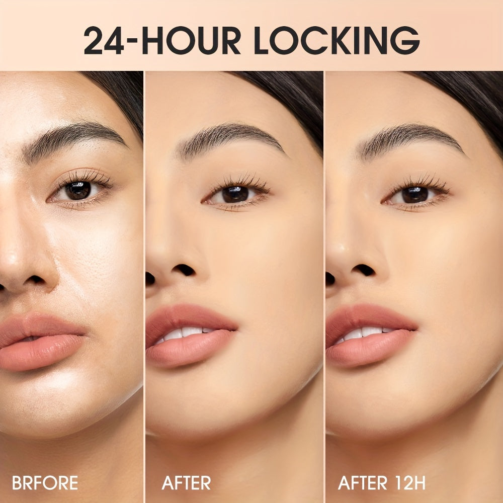 O.TWO.O 3D Soft Focus Face Powder Waterproof Long Lasting Oil Control 24H Natural Skin Tones Makeup Powder Foundation