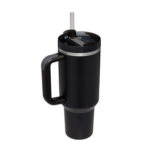 Oz Tumbler With Handle Straw Insulated Coffee Cup