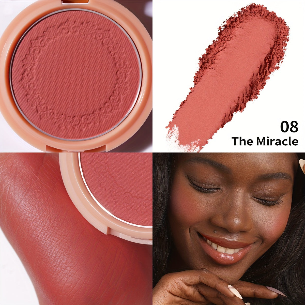 Oulac Tipsy and Shiny Highlight Frost Blush | Highly Pigmented Cream Blush 3 Pcs Set