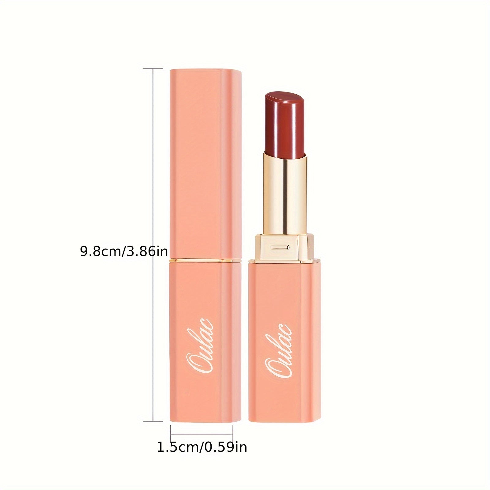 Oulac Metallic and Moisture Shine Lipstick for Women, High Impact and Glossy Lip Color for Metallic Shine Lipstick