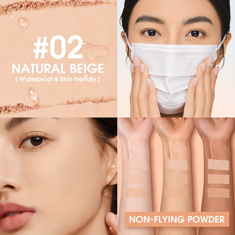 O.TWO.O 3D Soft Focus Face Powder Waterproof Long Lasting Oil Control 24H Natural Skin Tones Makeup Powder Foundation