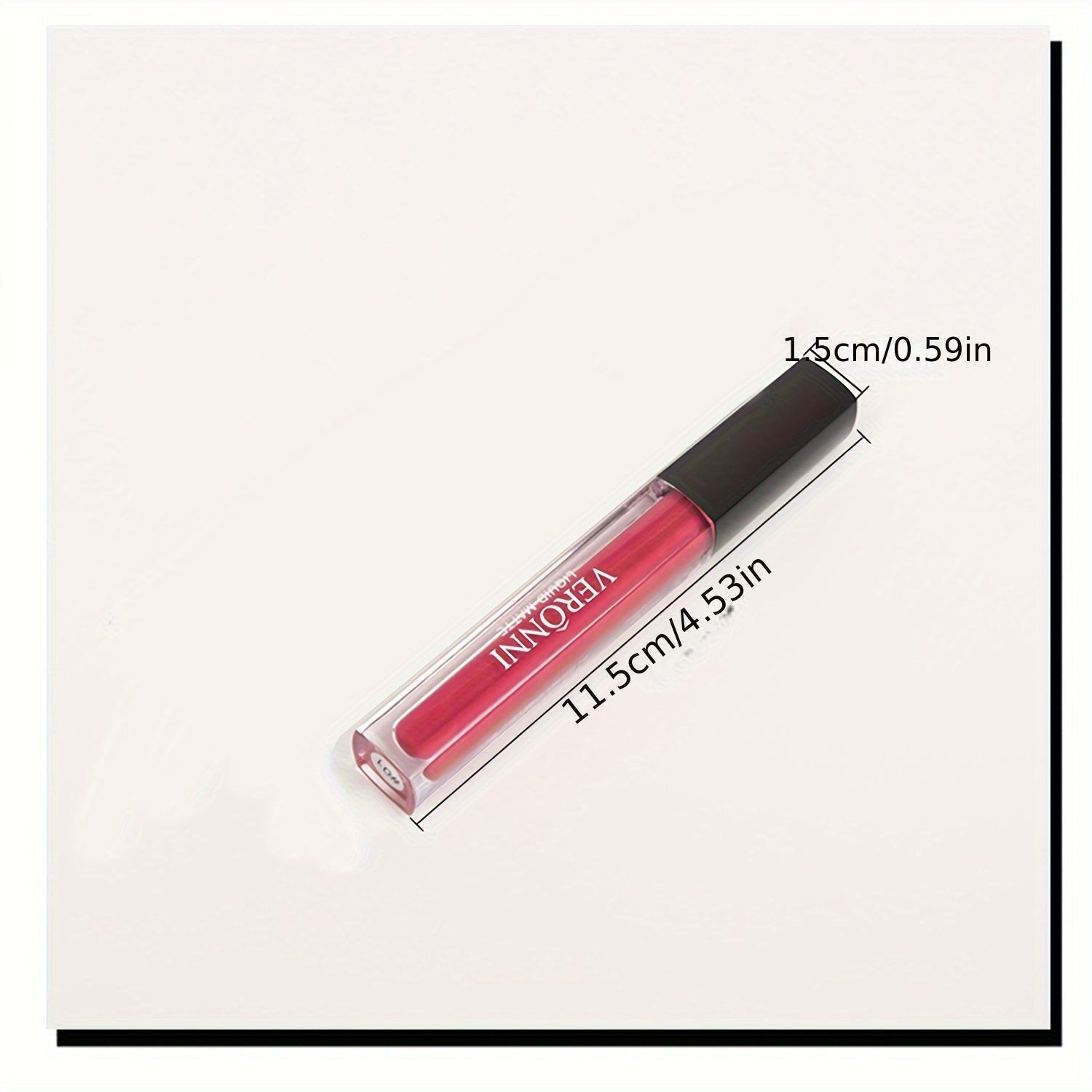 VERONNI Non-stick Cup Matte Lip Gloss Velvet Misty Lip Glaze Non-fading Creamy Lipstick Makeup Highly Pigmented